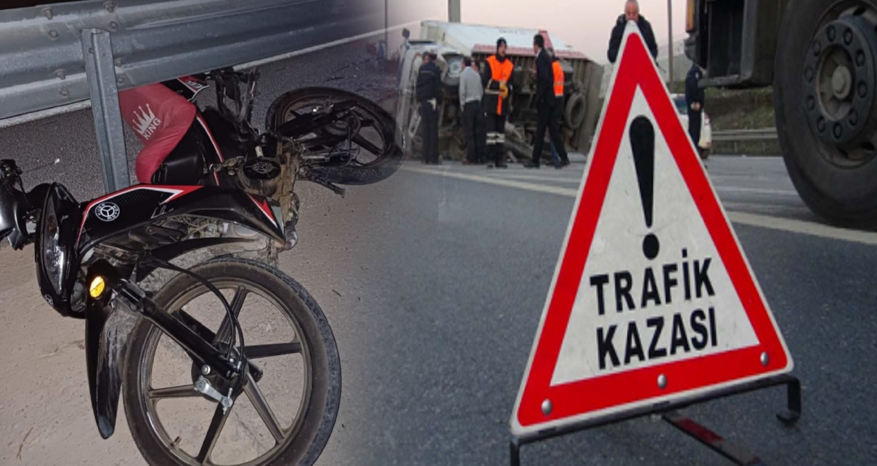 kutahyada bariyere carpan motosikletin surucusu oldu XyUEHlEM