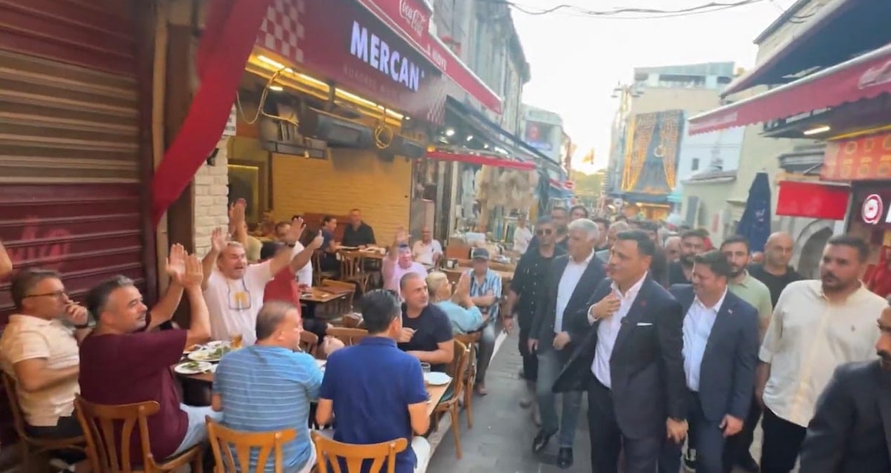 ozgur celik esnaf ziyaretinde alkislarla karsilandi 9fXlZ6nd