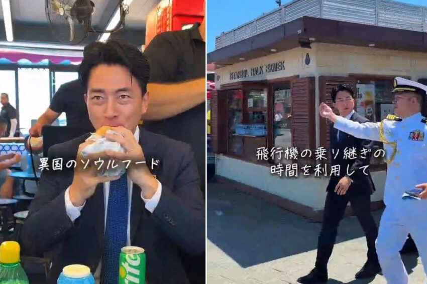 Japonya savunma bakani koizumiden eminonunde uskumru sandvic paylasimi kGQdEOim